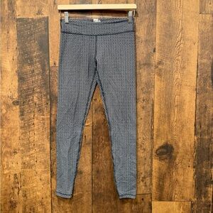 Ivivva by lululemon Patterned Black and White Leggings size 14 EUC